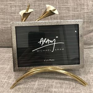 Michael Aram 4x6 Photo Frame Gold/Silver/White